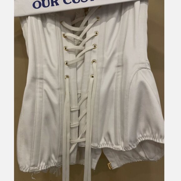 RRP 825 Agent Provocateur | White Mercy Corset AP Sz 3 - Picture 4 of 9